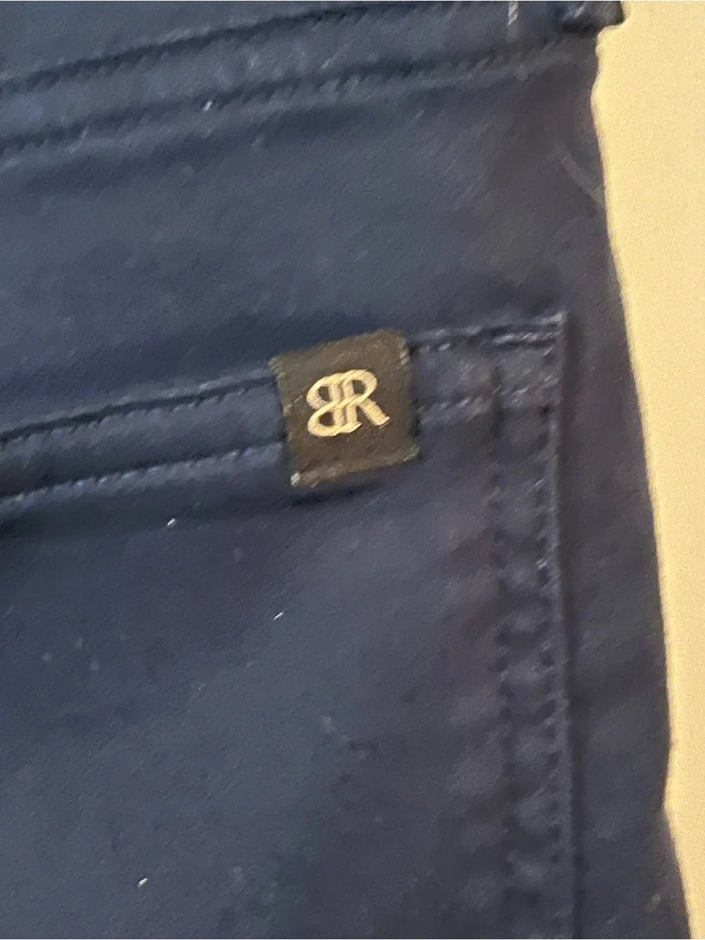Banana Republic Dark Navy Straight-Leg Pants 34X30
